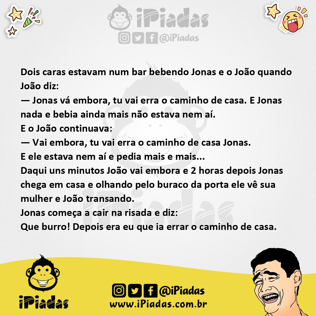 Ilustração da piada Caminho de casa no iPiadas