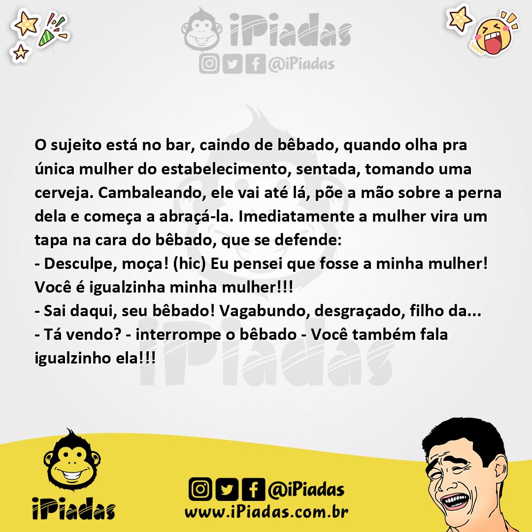 Ilustração da piada Clone da esposa no iPiadas