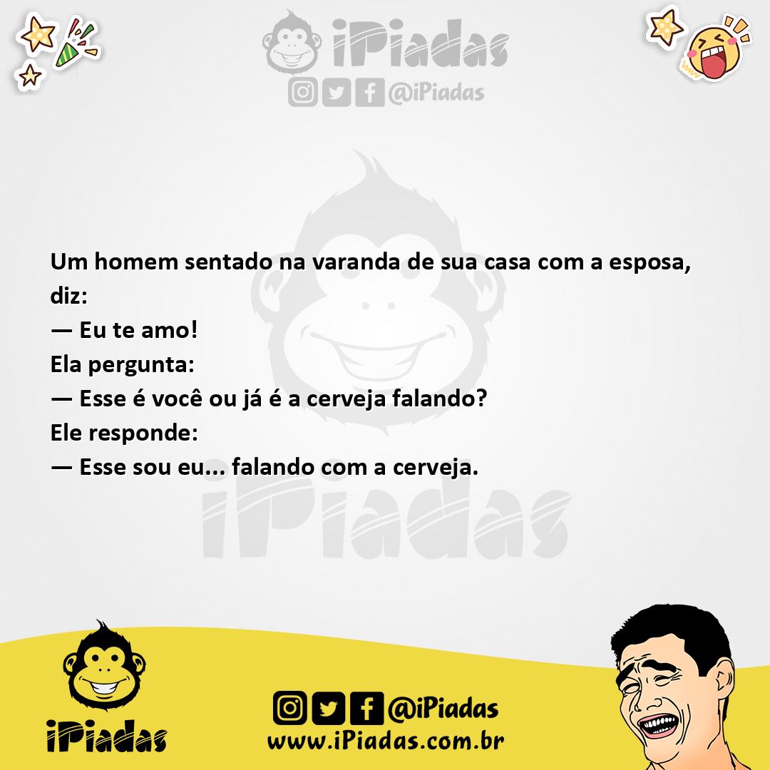 Ilustração da piada Declaração Inesperada no iPiadas