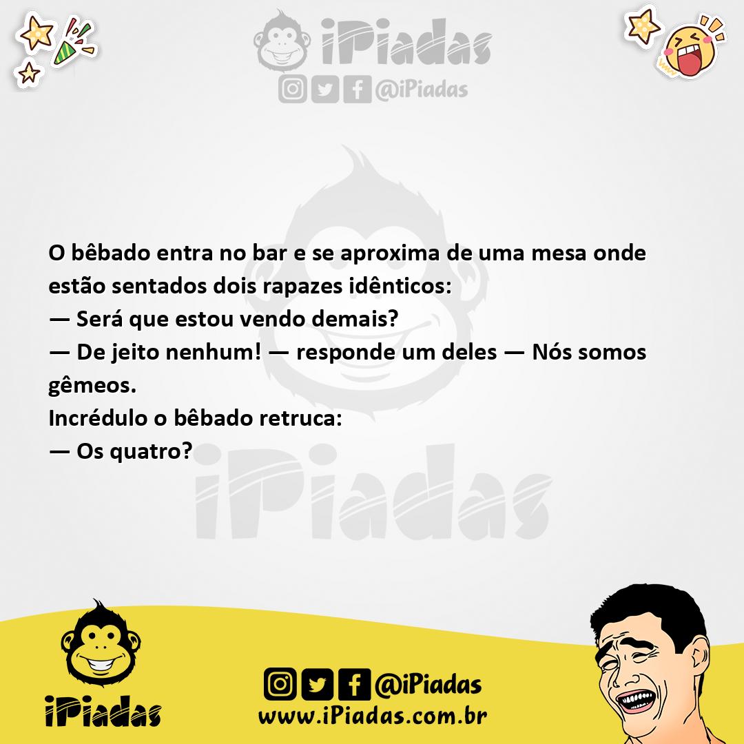 Ilustração da piada Gêmeos no iPiadas