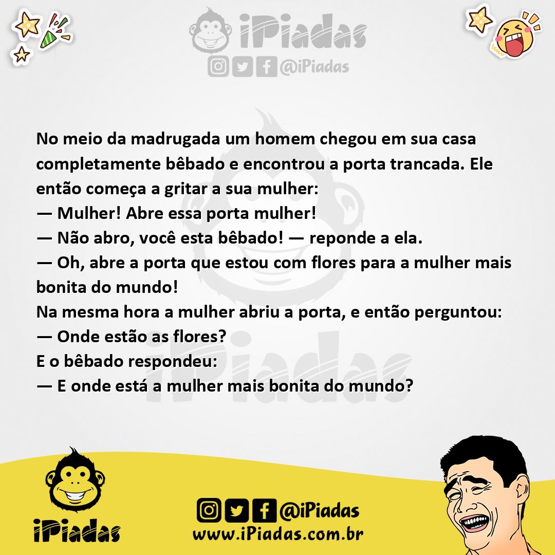Ilustração da piada Na Madrugada no iPiadas