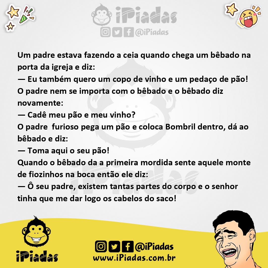 Ilustração da piada O Corpo de Cristo no iPiadas
