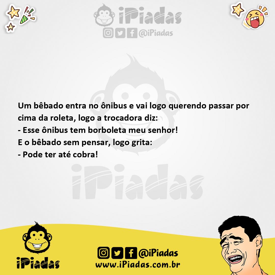 Ilustração da piada Por cima da roleta no iPiadas