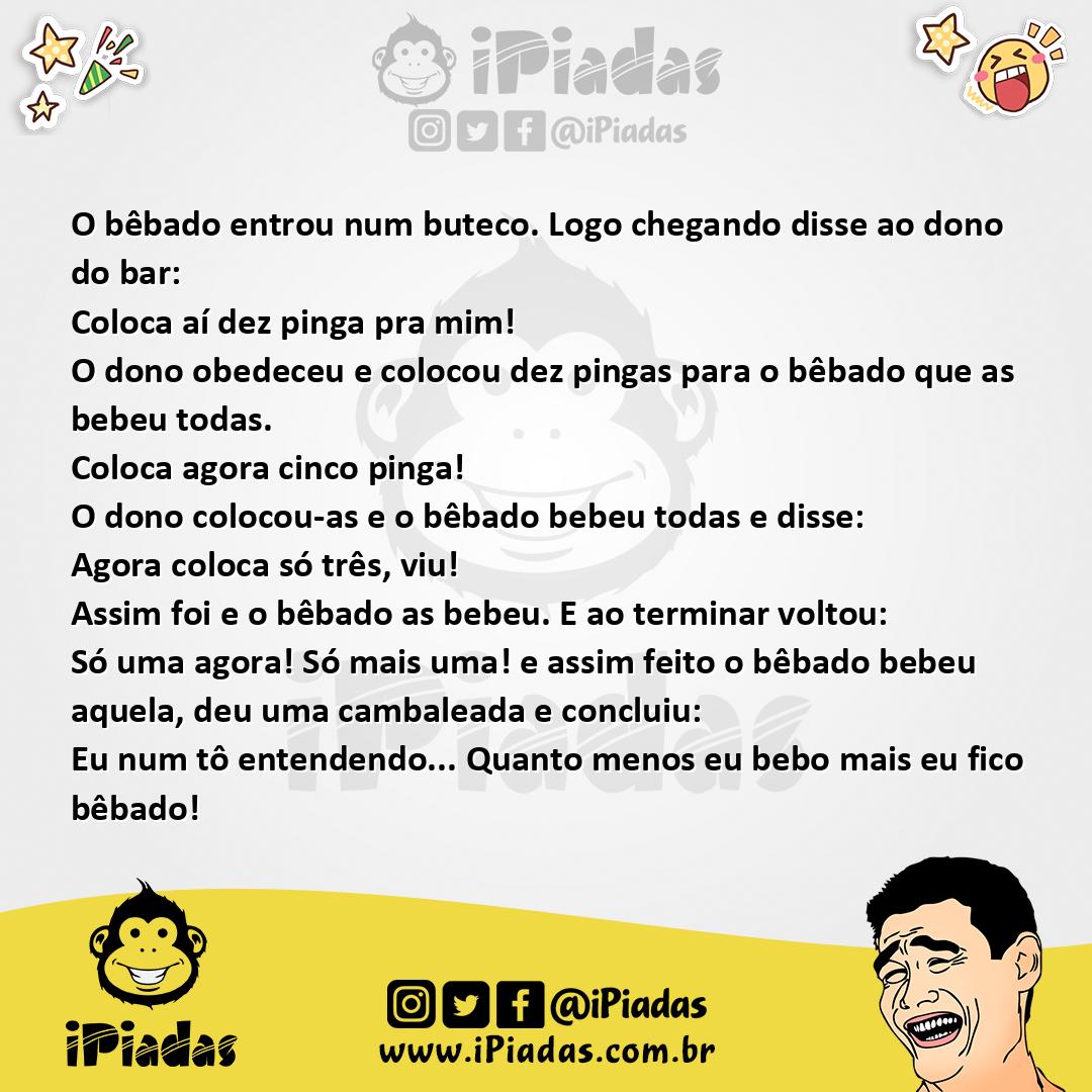 Ilustração da piada Quanto Menos no iPiadas