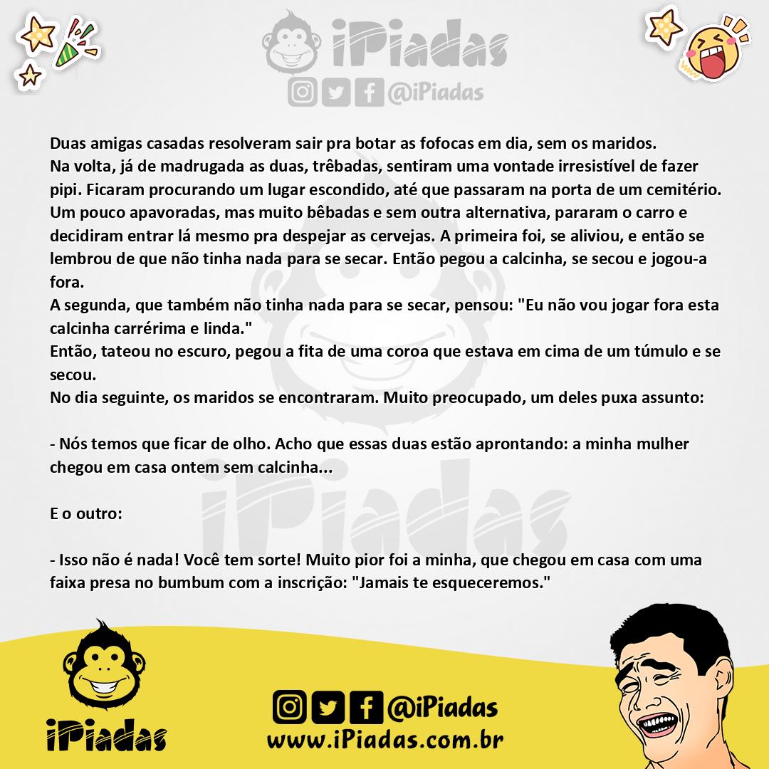 Ilustração da piada Trêbadas no iPiadas
