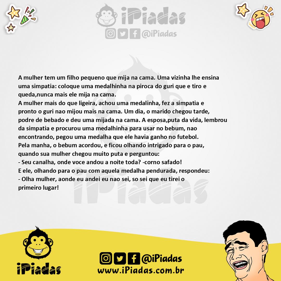 Ilustração da piada Uma simpatia no iPiadas