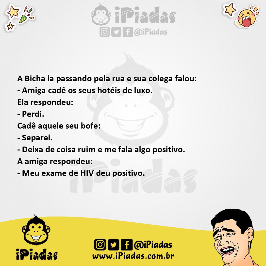 Ilustração da piada Bicha Falida no iPiadas