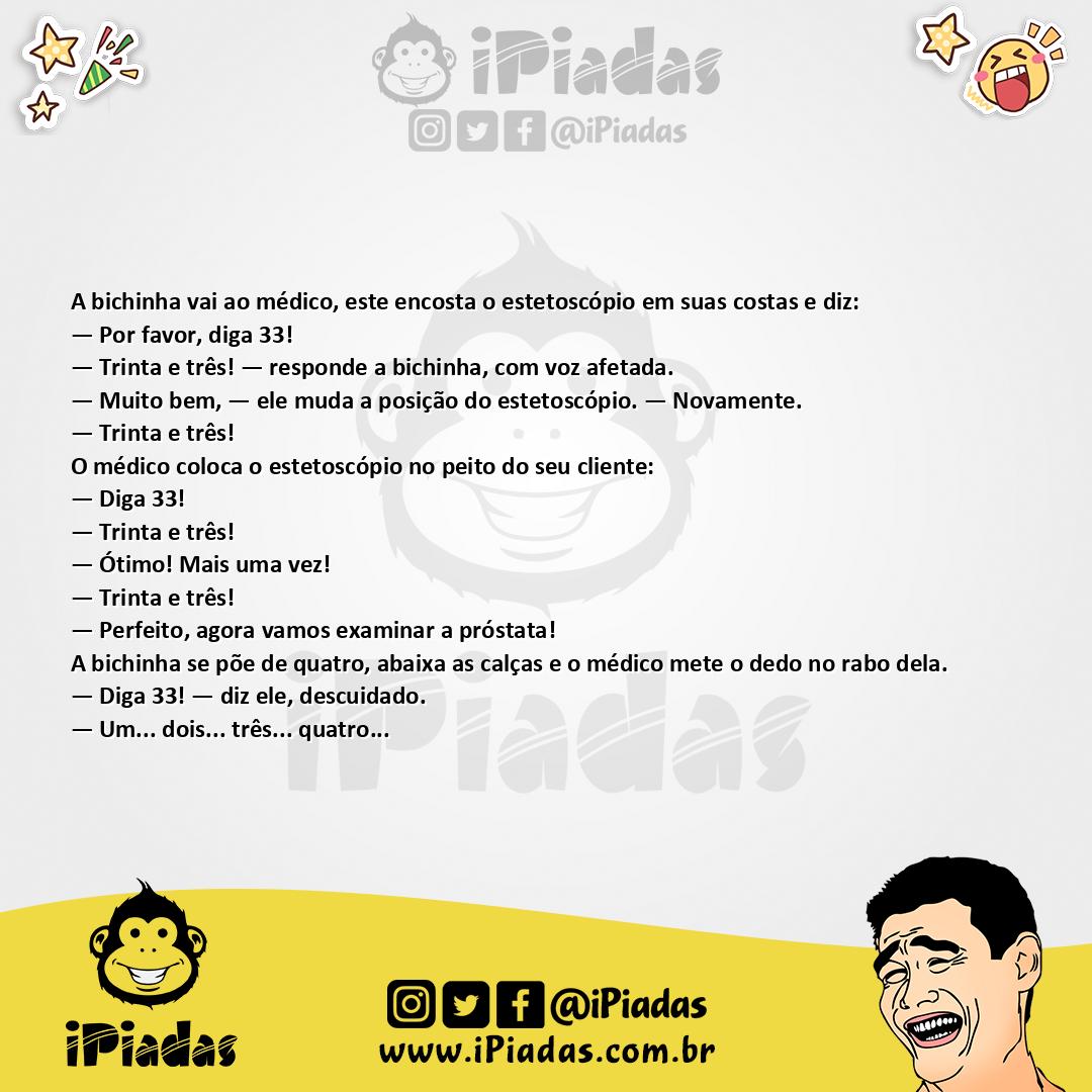 Ilustração da piada Diagnóstico Completo no iPiadas