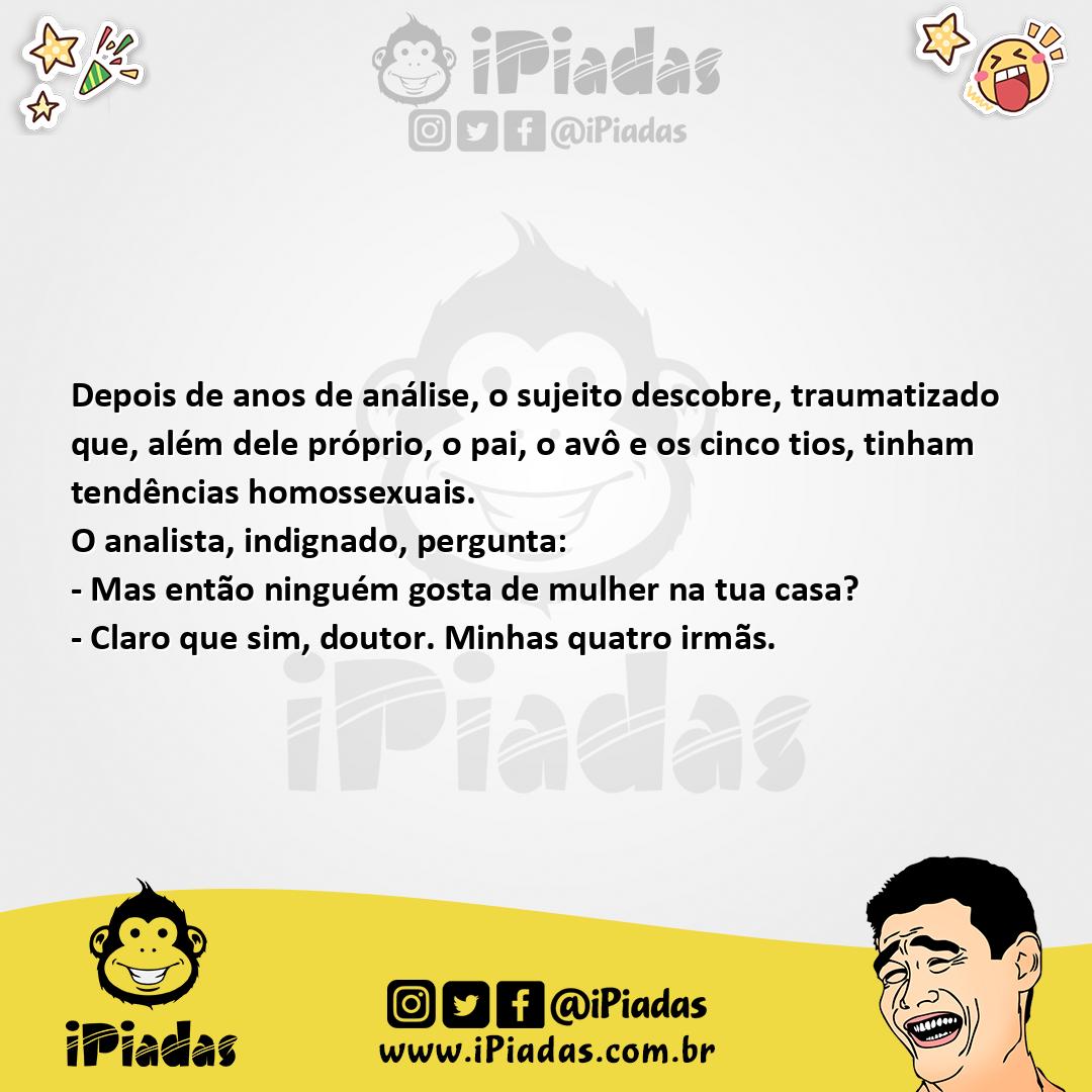 Ilustração da piada Família Complicada no iPiadas