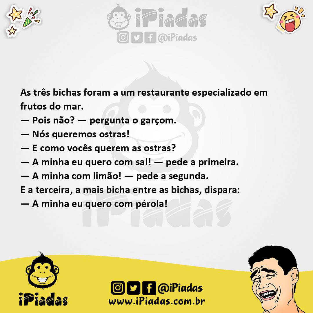 Ilustração da piada Frutos do Mar no iPiadas
