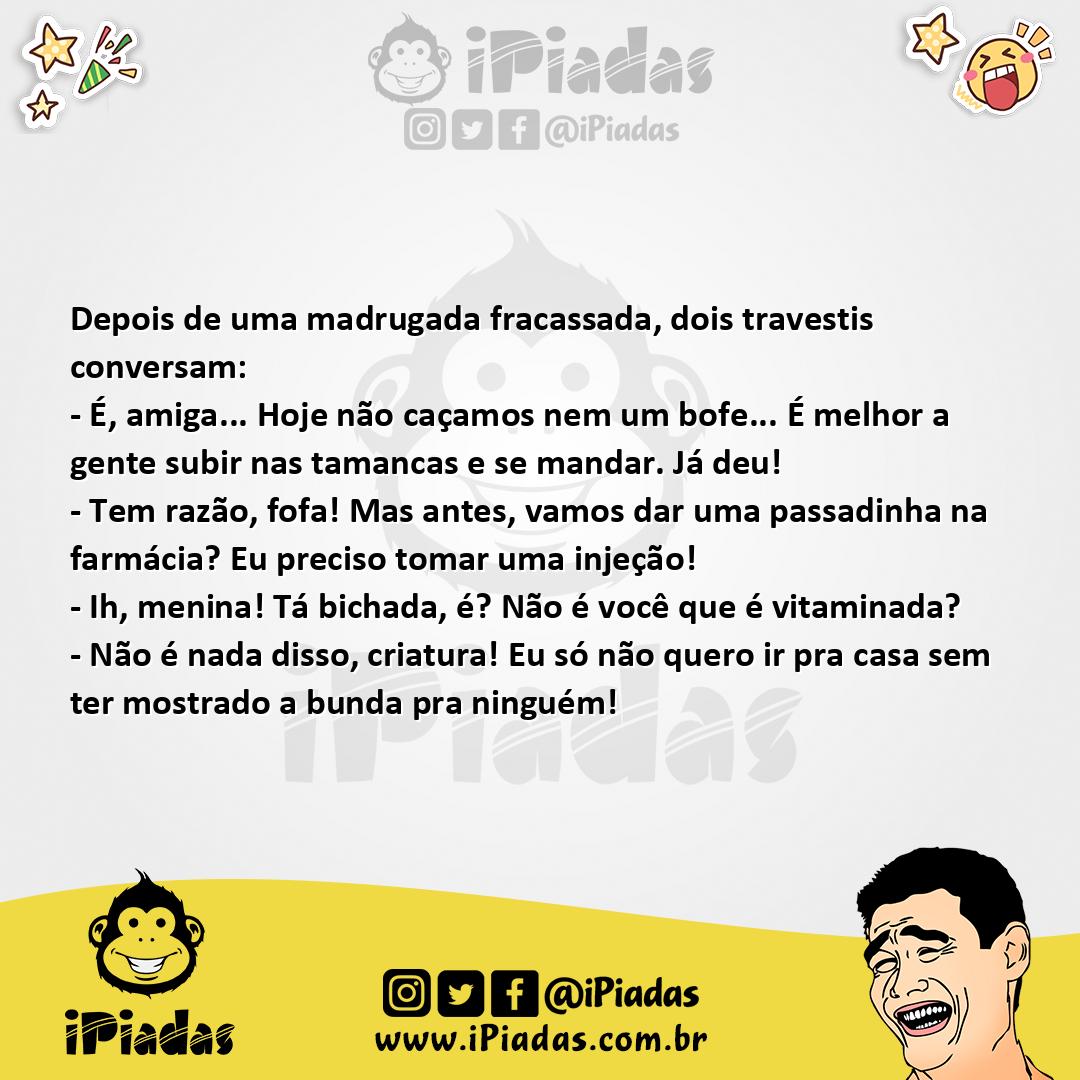 Ilustração da piada Noite Infeliz no iPiadas