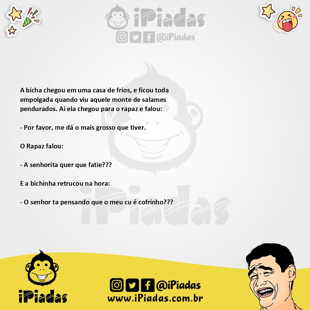 Ilustração da piada O Salame no iPiadas