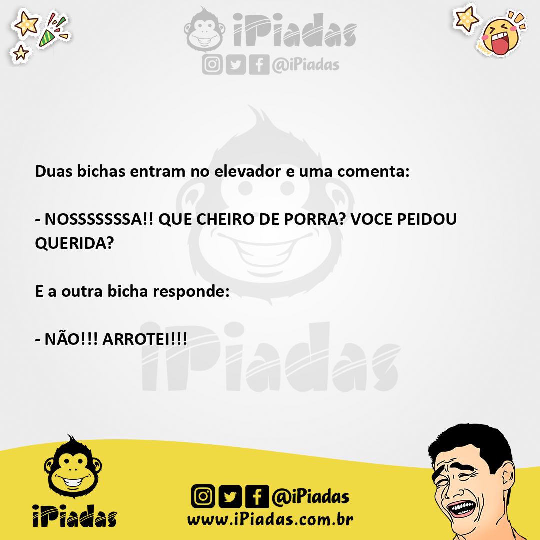 Ilustração da piada Quem foi? no iPiadas