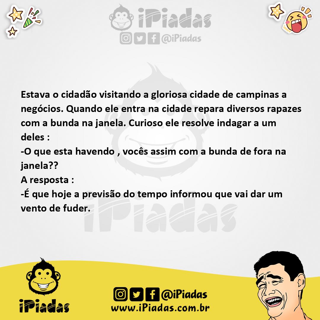 Ilustração da piada Vento forte no iPiadas