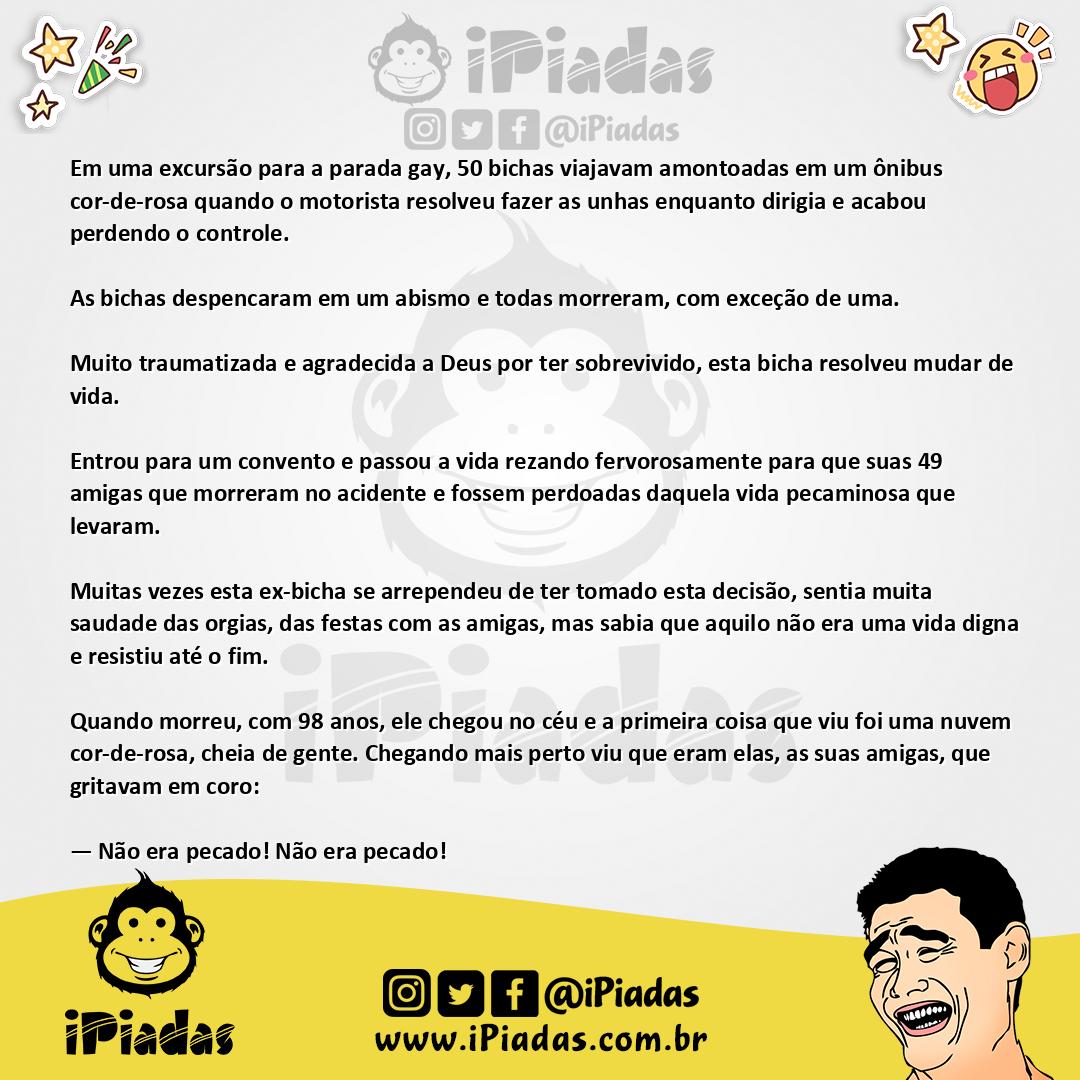 Ilustração da piada Vida Pecaminosa no iPiadas