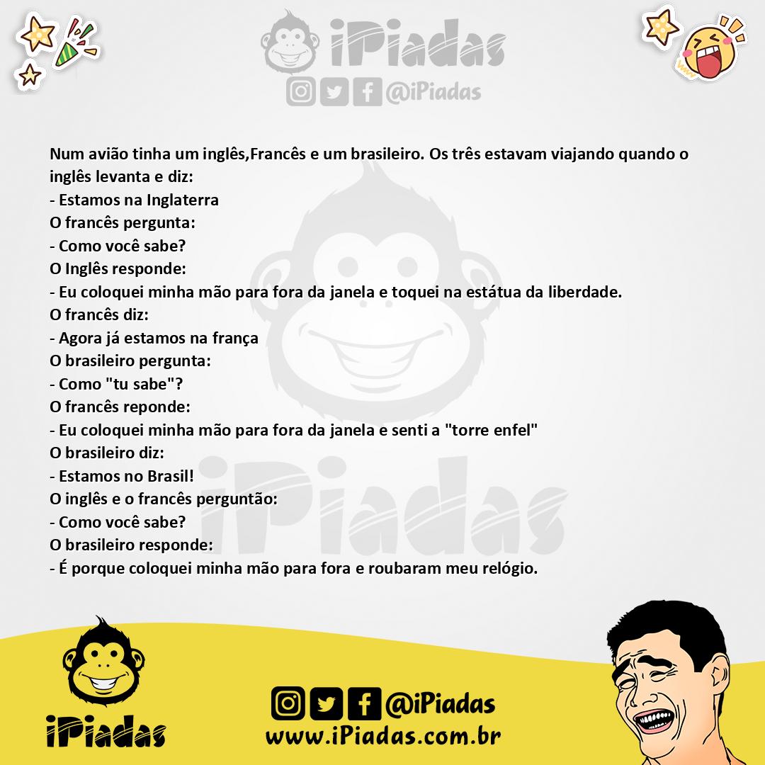 Ilustração da piada Palpite correto! no iPiadas