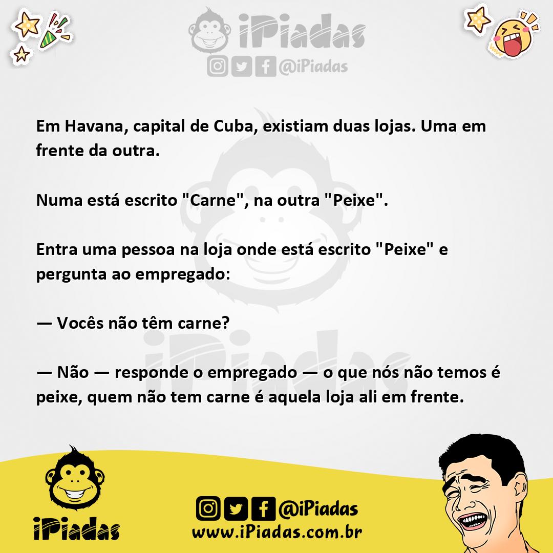 Ilustração da piada Carne ou Peixe? no iPiadas