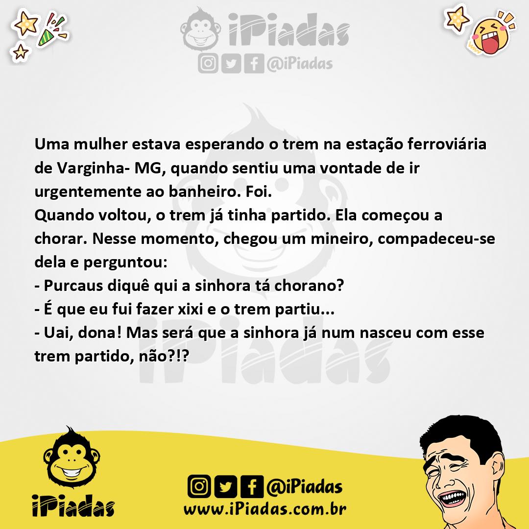 Ilustração da piada Aconteceu em Minas no iPiadas