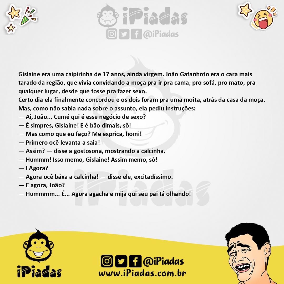 Ilustração da piada Atrás da Moita no iPiadas