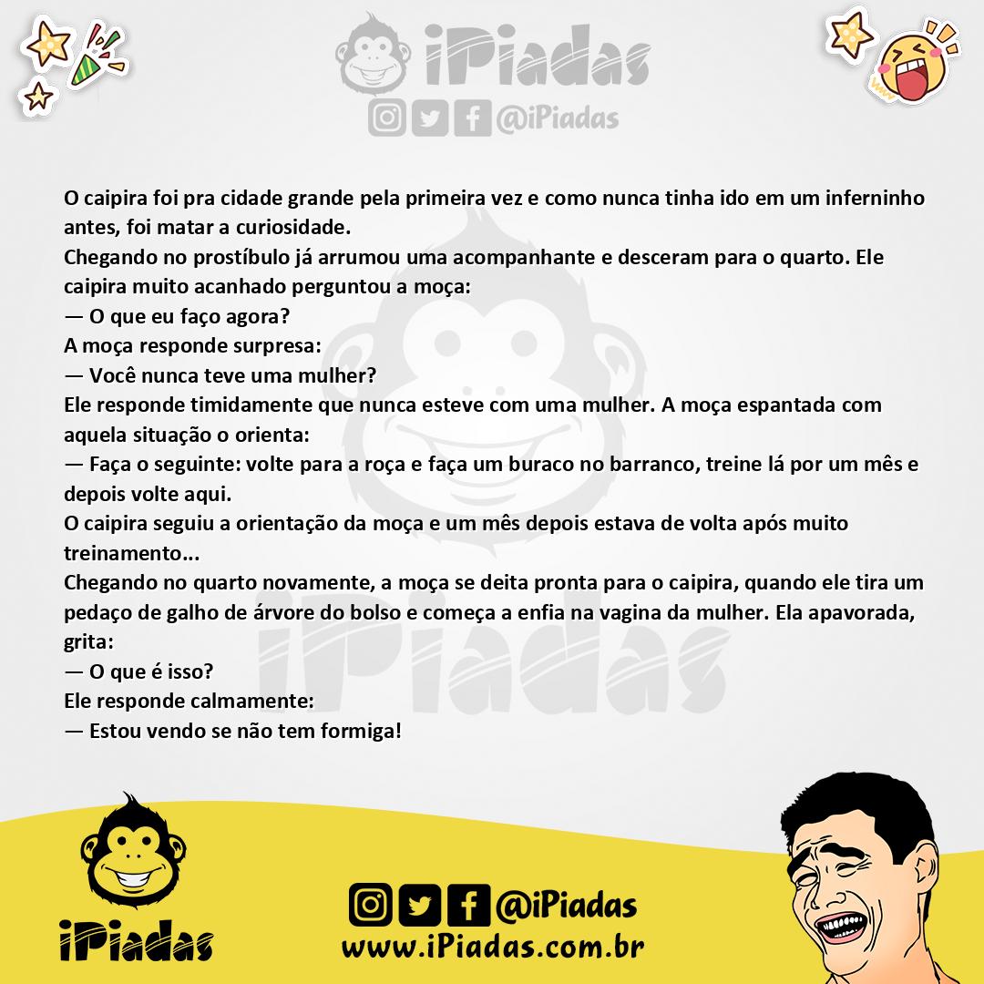 Ilustração da piada Conhecendo o Inferninho no iPiadas