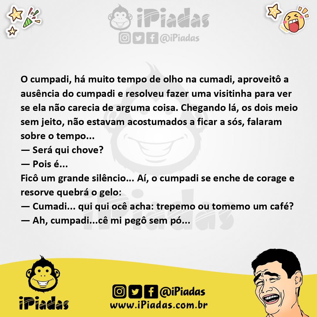 Ilustração da piada Conversa Para Quebrar o Gelo no iPiadas