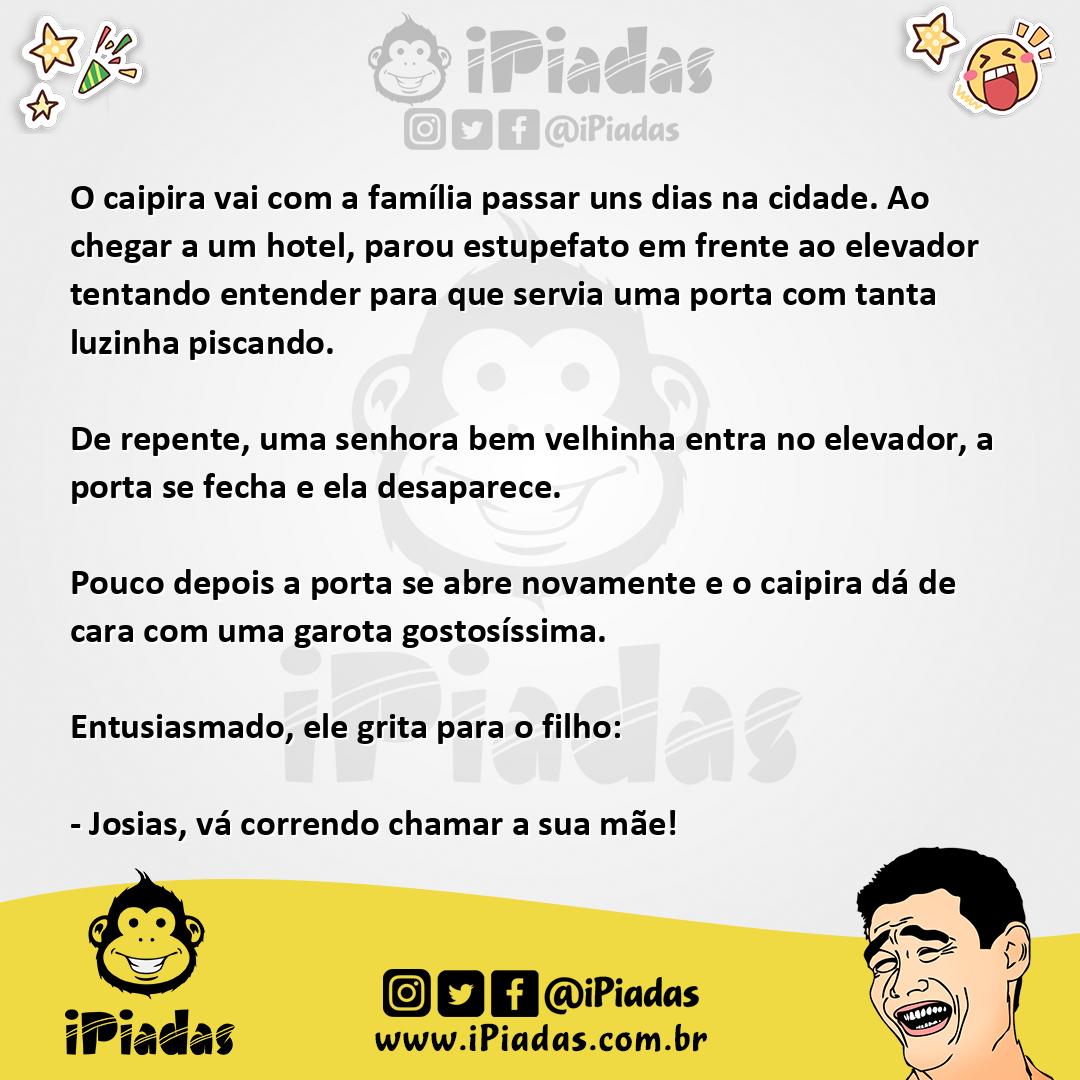 Ilustração da piada Elevador Mágico no iPiadas