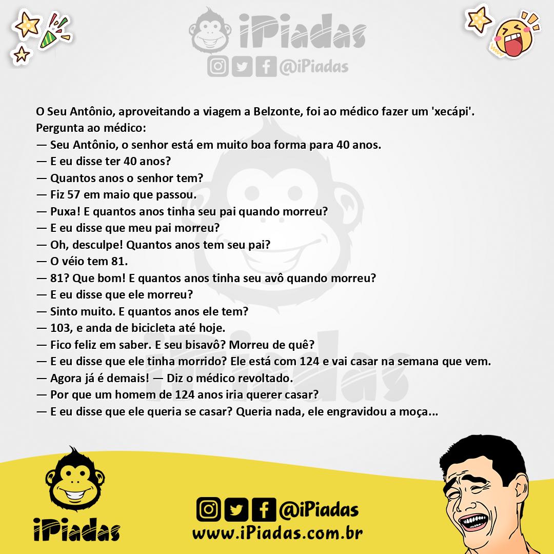 Ilustração da piada Família Em Boa Forma no iPiadas