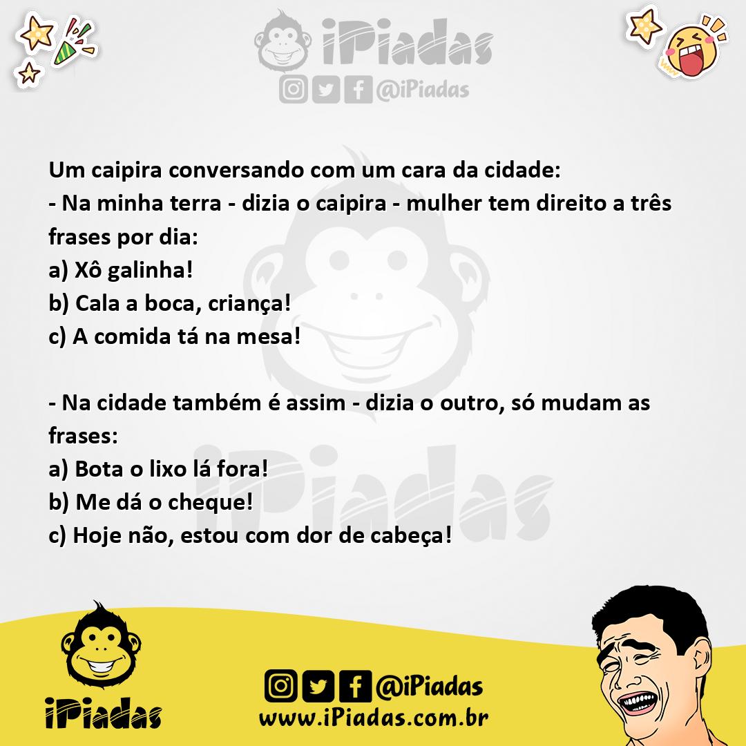 Ilustração da piada Regras no iPiadas