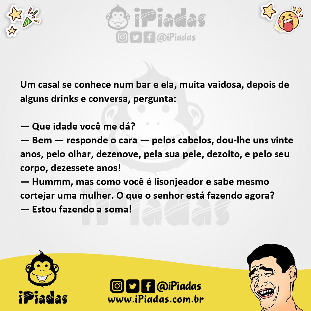 Ilustração da piada Adivinhando a Idade no iPiadas