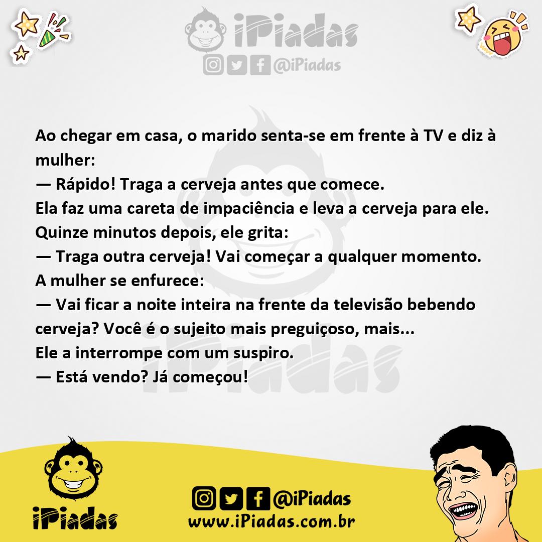 Ilustração da piada Antes que Comece no iPiadas