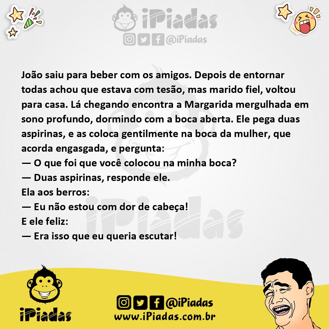 Ilustração da piada Aspirina Enquanto Dorme no iPiadas