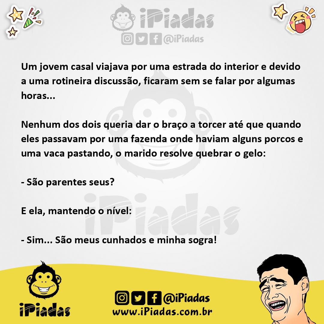 Ilustração da piada Assunto de Família no iPiadas