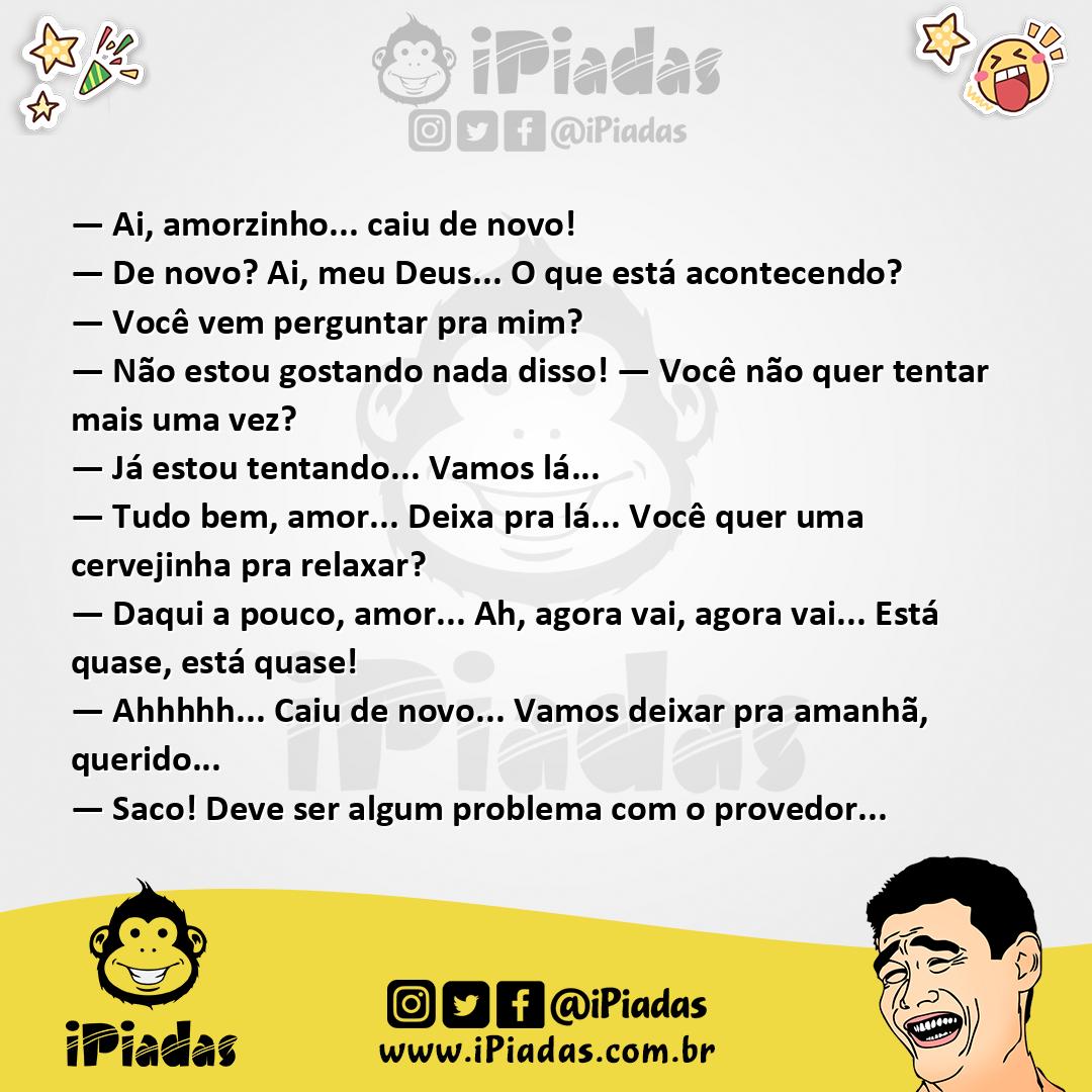 Ilustração da piada Caiu De Novo no iPiadas