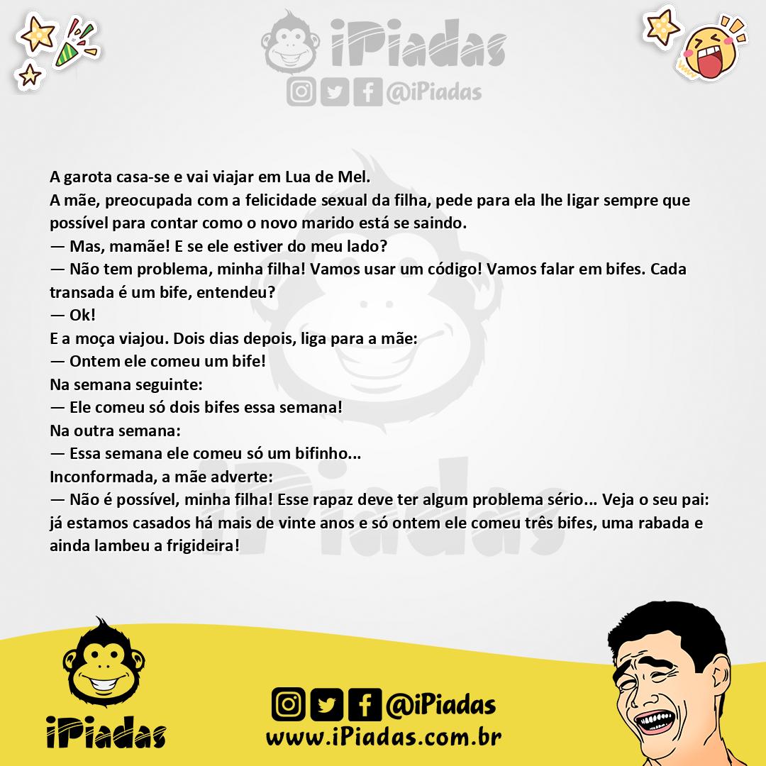 Ilustração da piada Código Sexual no iPiadas