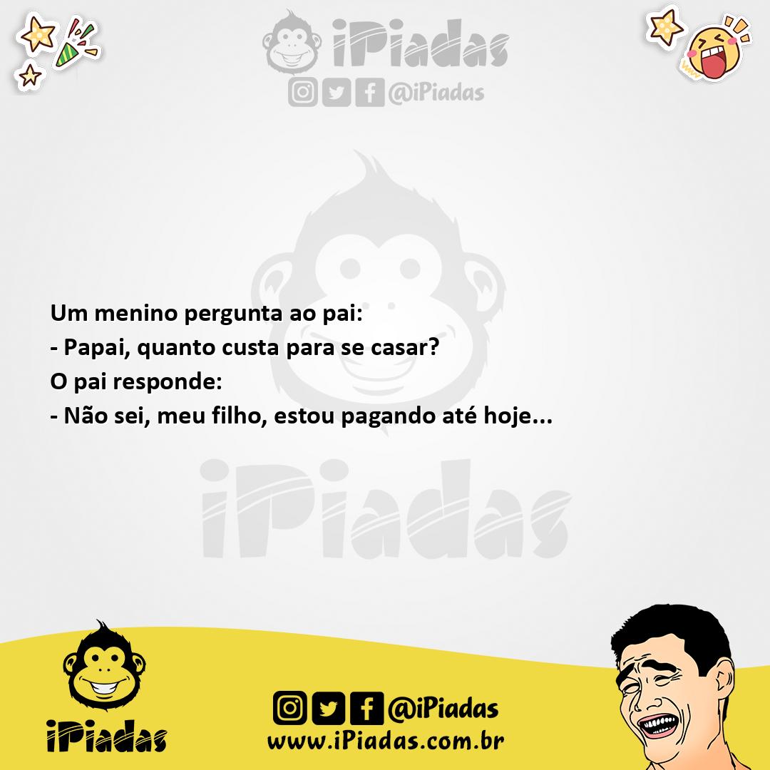 Ilustração da piada Conselhos sobre Casamento no iPiadas