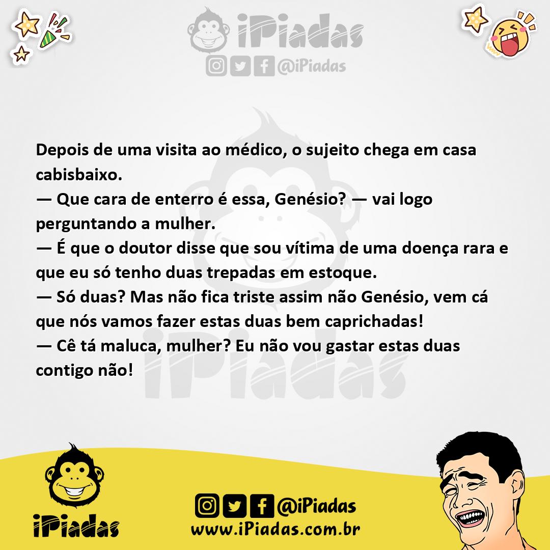 Ilustração da piada Duas Trepadas no iPiadas