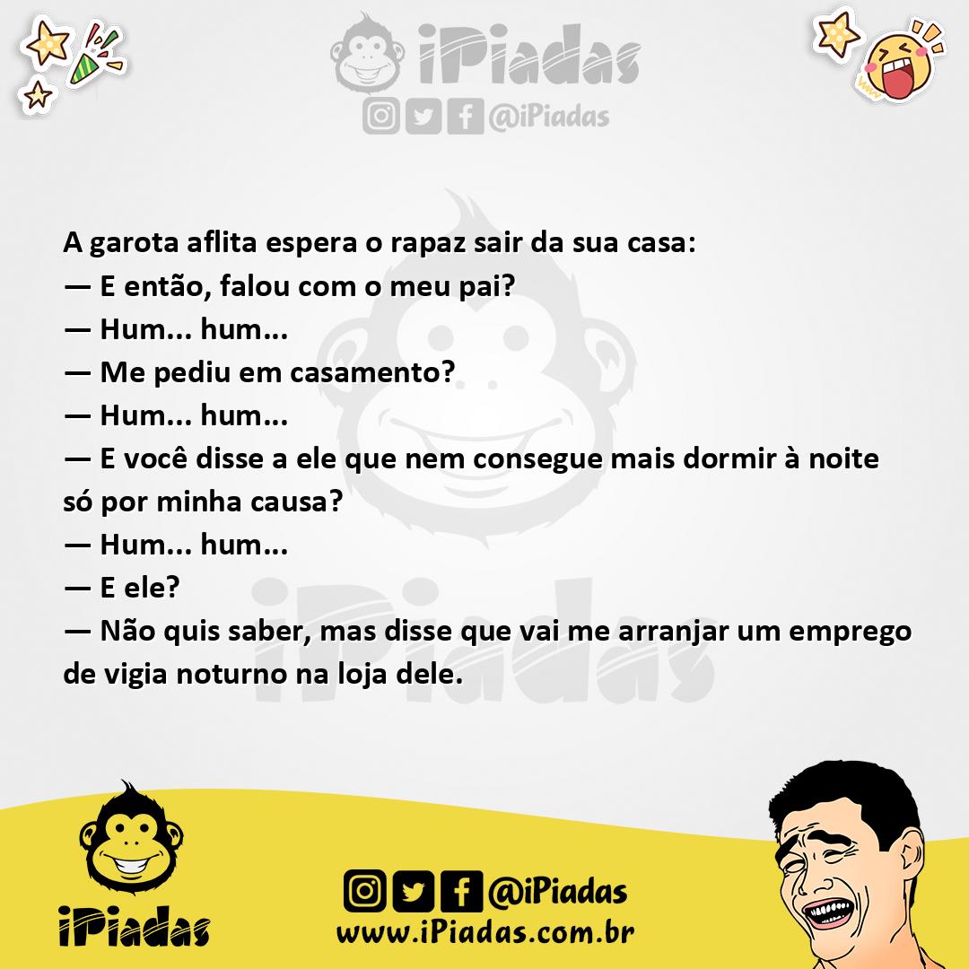 Ilustração da piada Nem Consegue Dormir no iPiadas