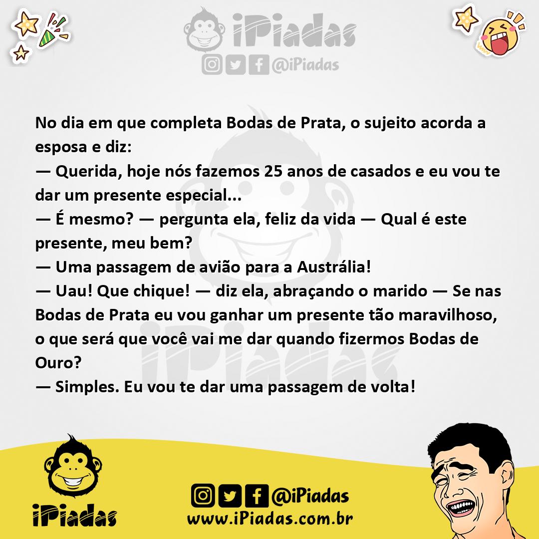Ilustração da piada Presente para a Esposa no iPiadas