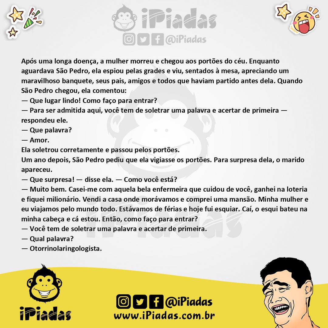 Ilustração da piada Teste de Soletrar no iPiadas