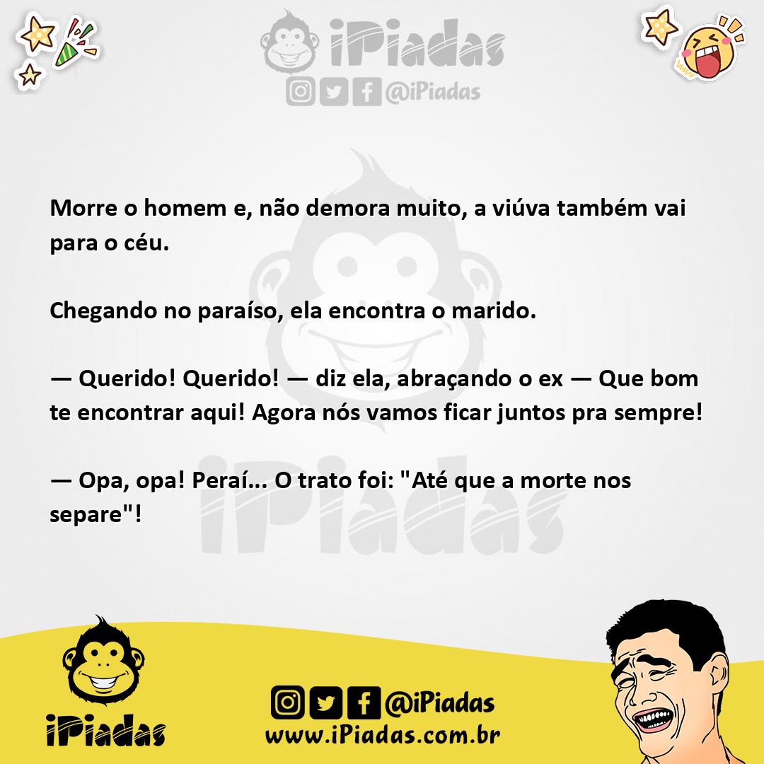 Ilustração da piada Unidos para sempre no iPiadas