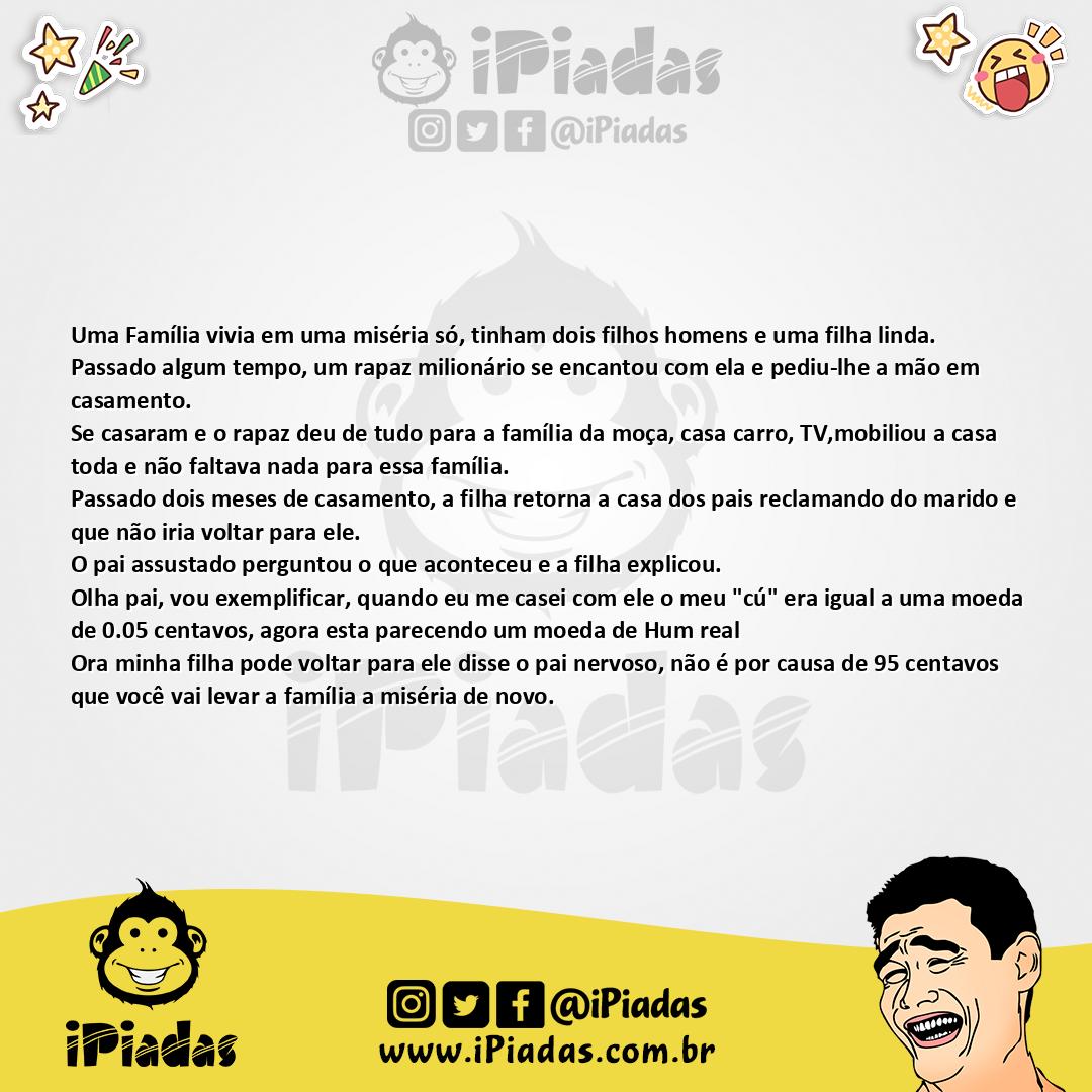 Ilustração da piada 1 real no iPiadas