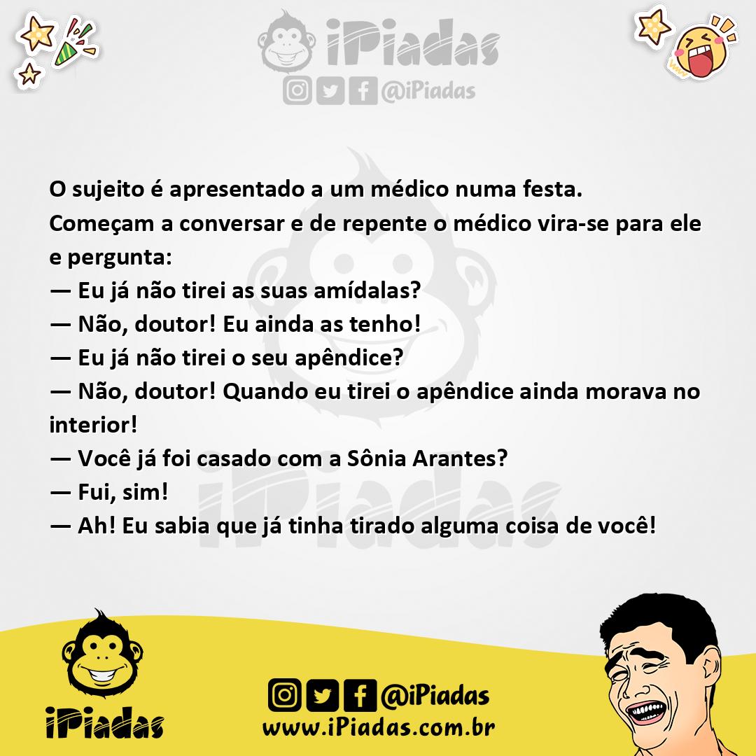 Ilustração da piada Boa Memória no iPiadas