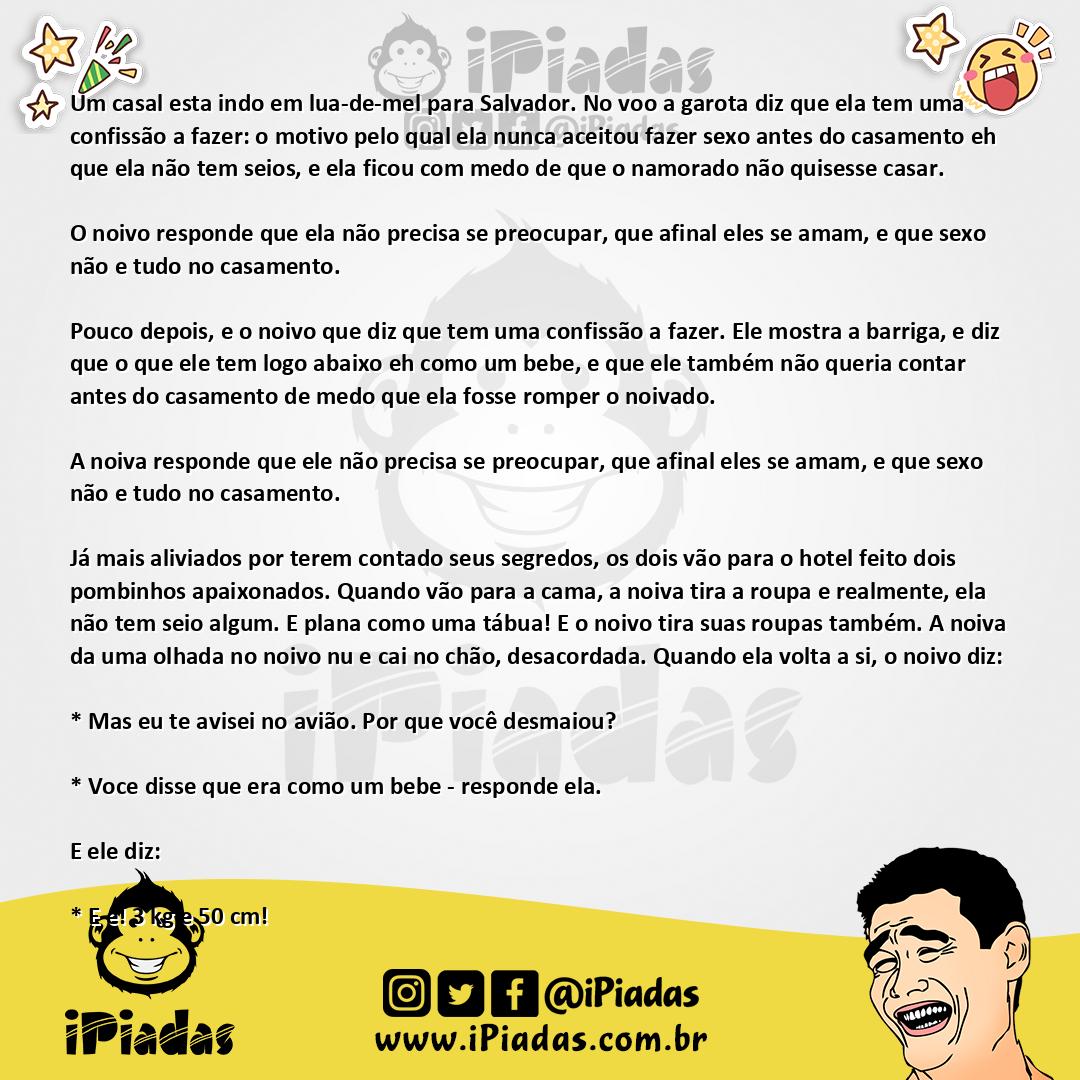 Ilustração da piada Como um bebê no iPiadas