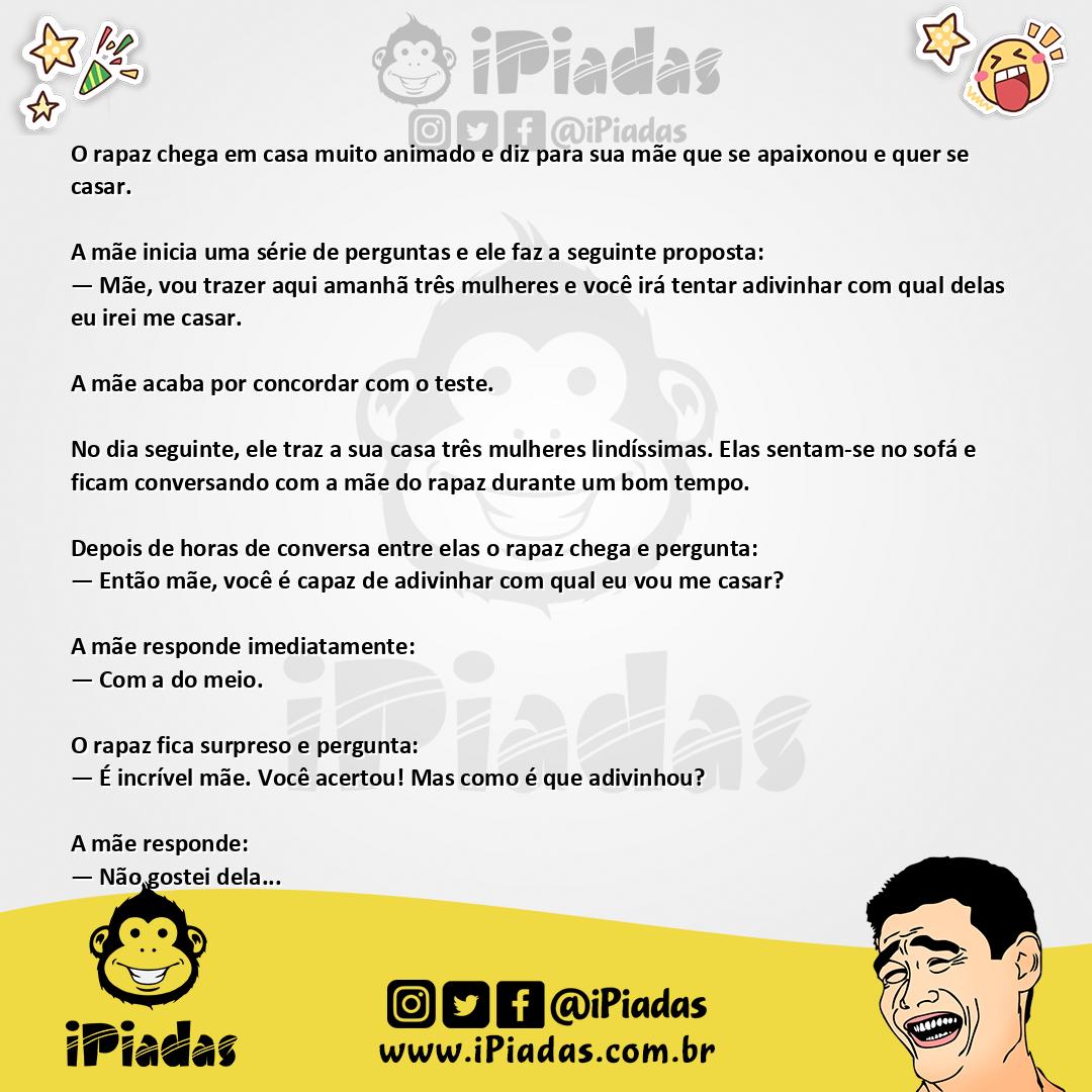 Ilustração da piada Mãe é Mãe no iPiadas