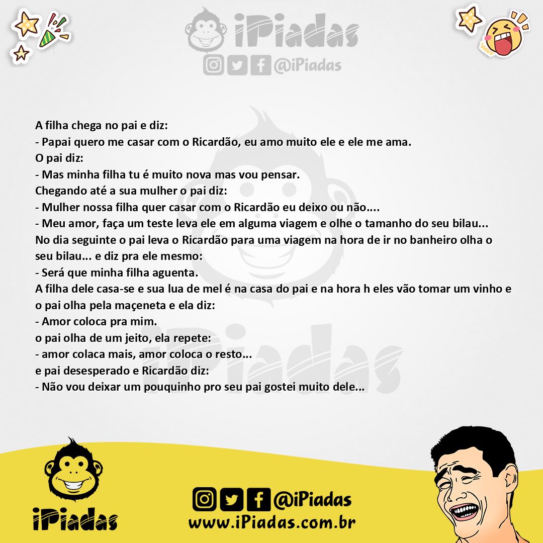 Ilustração da piada O Pai da Noiva no iPiadas