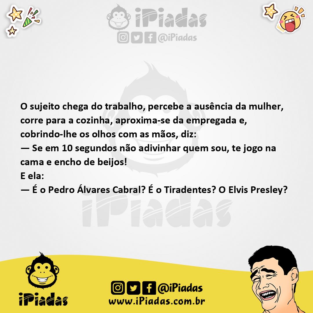 Ilustração da piada Advinhando o Nome no iPiadas