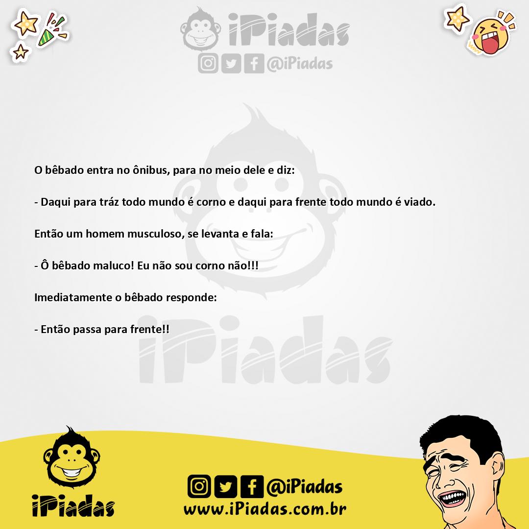Ilustração da piada Eu não sou corno! no iPiadas