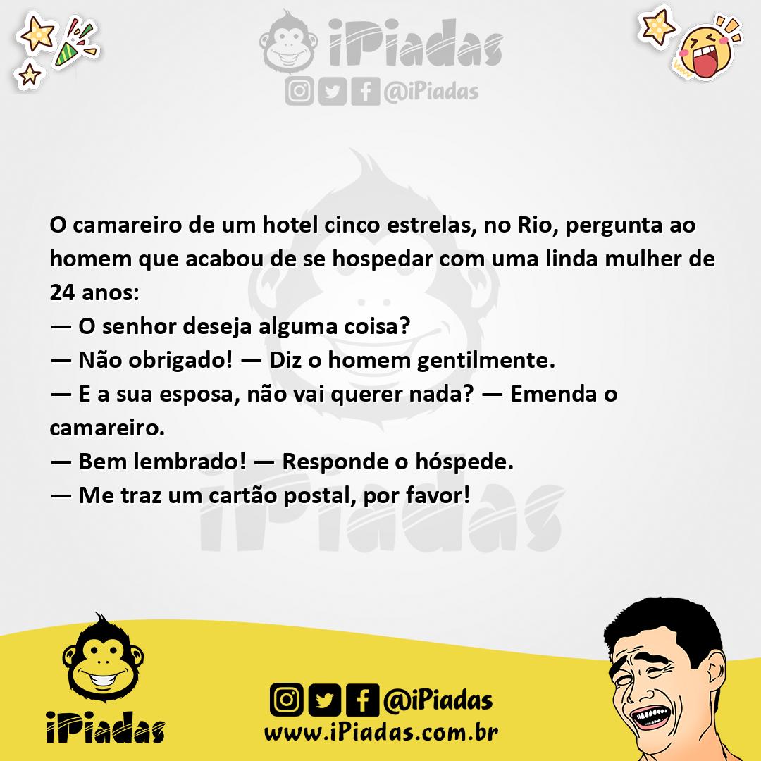 Ilustração da piada Lembrando da Esposa no iPiadas