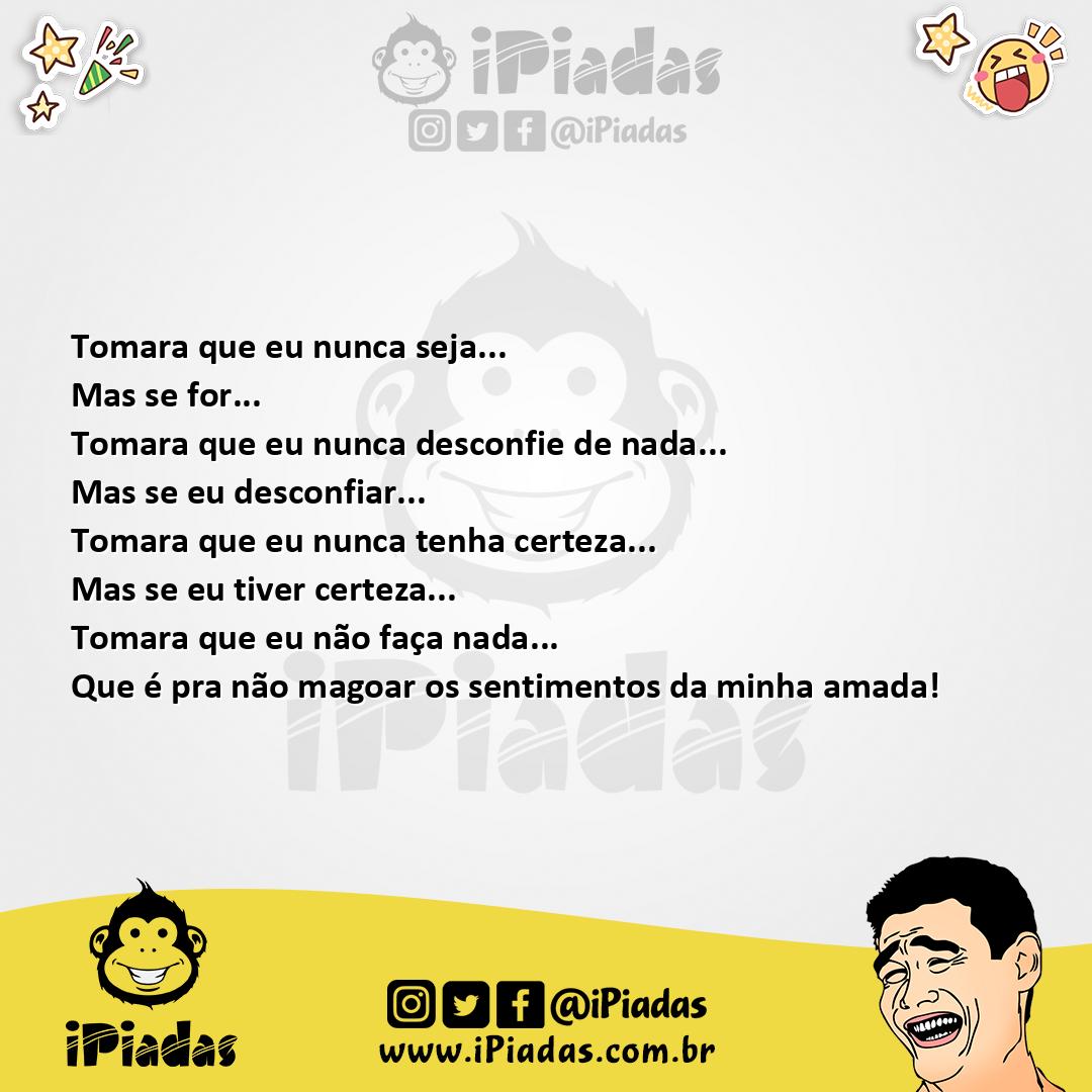 Ilustração da piada Oração do Corno Manso no iPiadas