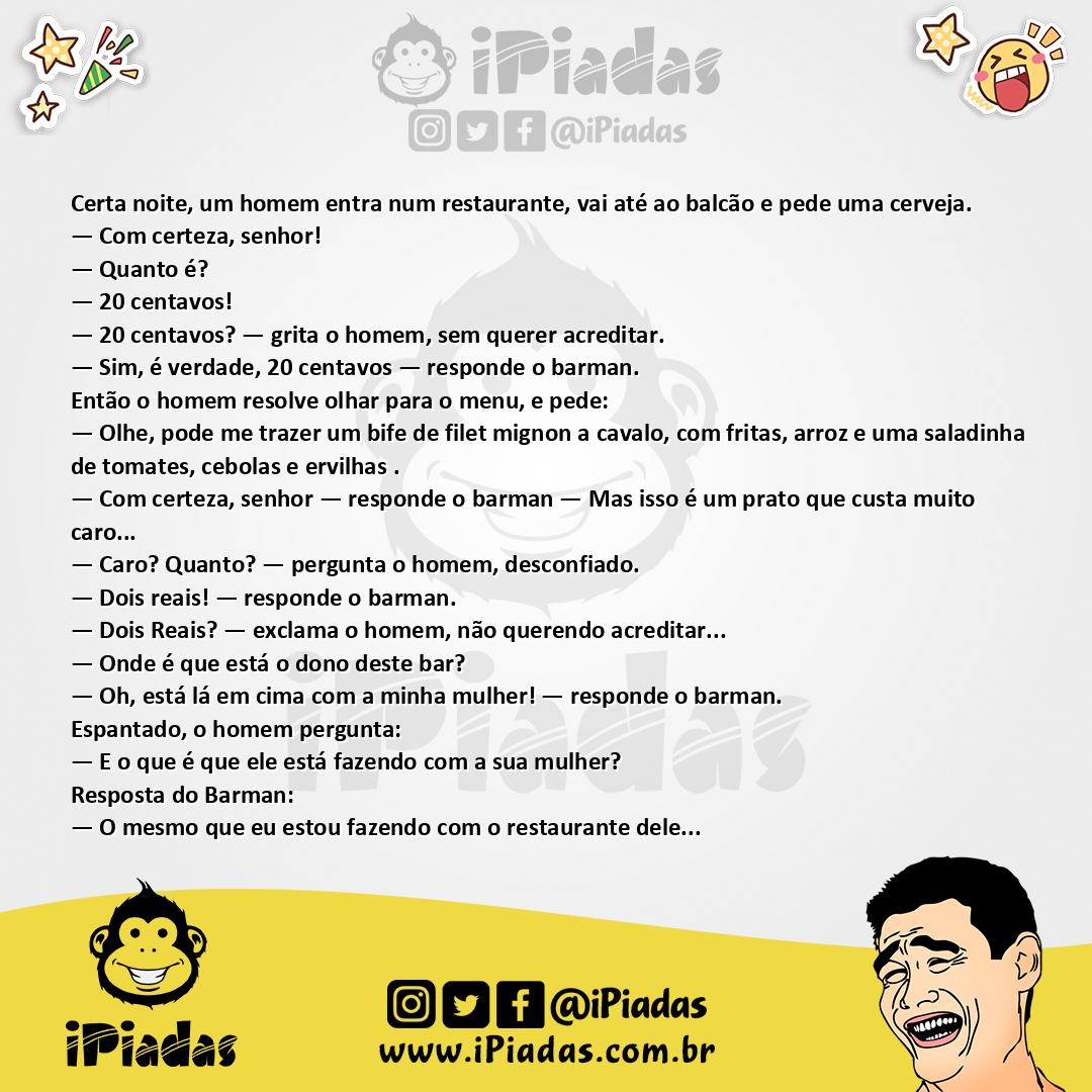 Ilustração da piada Preço Baixo no iPiadas